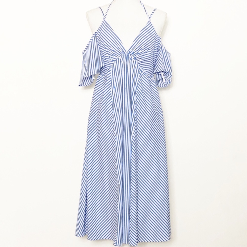 ✔️NWT|LINE & DOT|Cotton Cold Shoulder Dress|Small